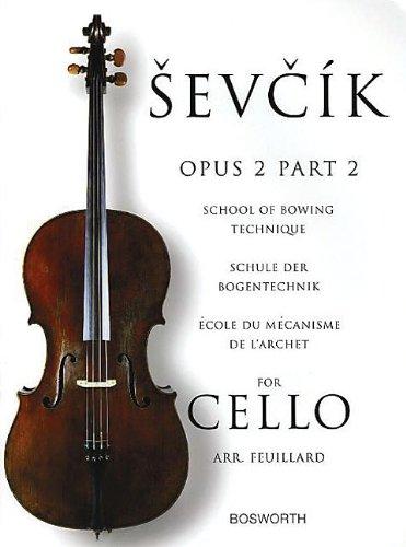 Sevcik Cello Sudies. Op. 2 Part 2. Schule der Bogentechnik