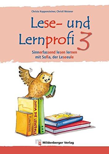 Lese- und Lernprofi 3 - Schülerarbeitsheft - silbierte Ausgabe: Sinnerfassend lesen lernen mit Sofia, der Leseeule, 3. Klasse