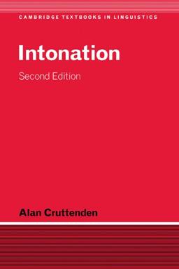 Intonation (Cambridge Textbooks in Linguistics)