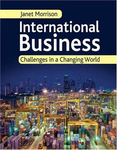 International Business: Challenges in a Changing World