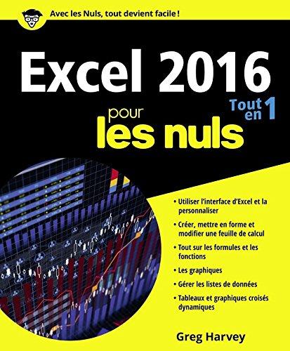 Excel 2016 : tout en un pour les nuls