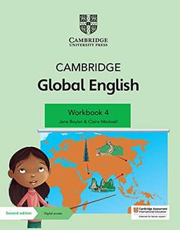 Cambridge Global English Workbook 4 with Digital Access (1 Year): for Cambridge Primary English as a Second Language (Cambridge Primary Global English)