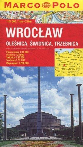 Wroclaw. Plan miasta w skali 1:21 000