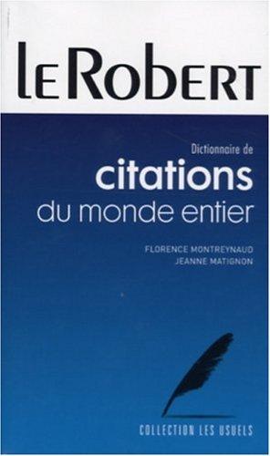 Dictionnaire de citations du monde entier