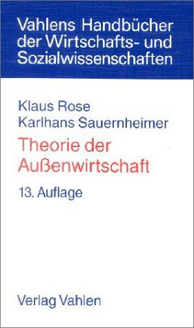 Theorie der Aussenwirtschaft