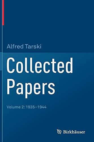 Collected Papers: Volume 2: 1935-1944