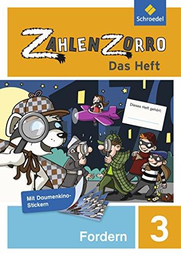 Zahlenzorro - Das Heft: Forderheft 3