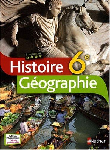 Histoire géographie 6e : programme 2009