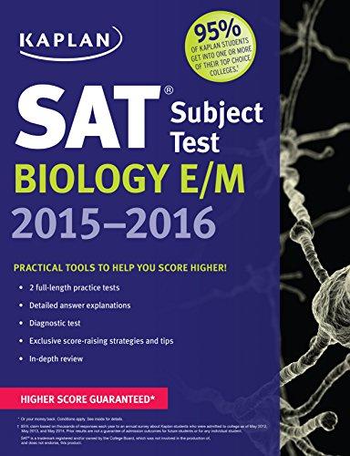 Kaplan SAT Subject Test Biology E/M 2015-2016 (Kaplan Test Prep)