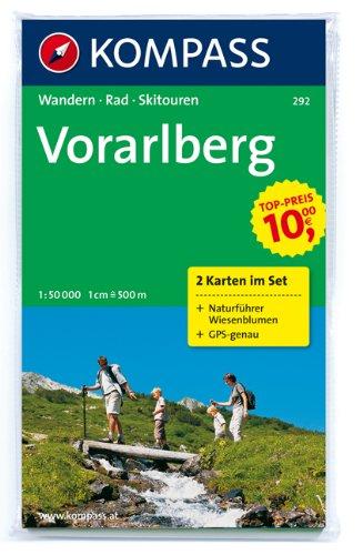 Vorarlberg 1 : 50 000: Wanderkarten-Set mit NaturfÃ1/4hrer. Wandern, Rad, Skitouren. GPS-genau