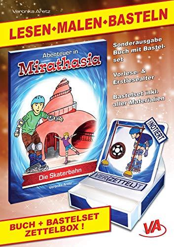 Lesen-Malen-Basteln: Buch “Die Skaterbahn” & Bastelset “Zettelbox Skaten”: Sonderausgabe Bastelset mit Zettelbox; Vorlese- & Erst­lesealter, Bastelset inkl. aller Materialien (Komplettes Bastelset)