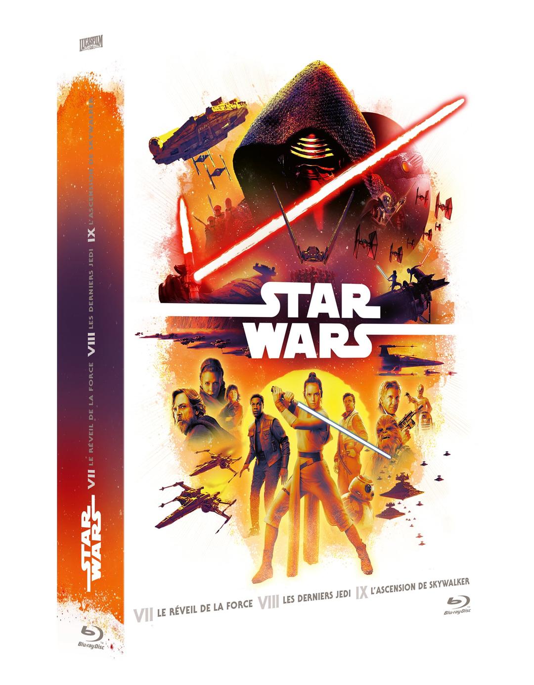 Star wars - la troisième trilogie - épisodes 7 à 9 [Blu-ray] [FR Import]