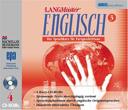 LANGmaster English, CD-ROMs, Tl.3 : Der Sprachkurs für Fortgeschrittene, 4 CD-ROMs