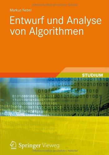 Entwurf und Analyse von Algorithmen (Studienbücher Informatik)