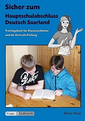 Sicher zum Hauptschulabschluss Deutsch Saarland: Arbeitsbuch, Schülerarbeitsheft mit Lösungsheft, Lernmittel