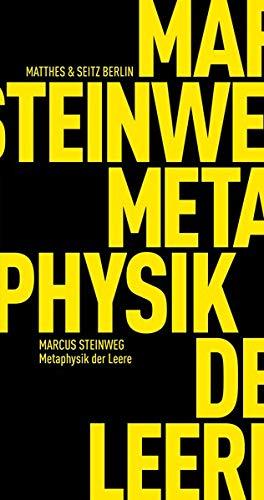 Metaphysik der Leere (Fröhliche Wissenschaft)