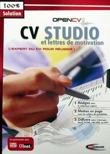 Open CV - CV Studio et Lettres de Motivation [Import]