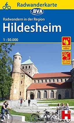 BVA Radwanderkarte Radwandern in der Region Hildesheim, 1:50.000, reiß- und wetterfest, GPS-Tracks Download (Radwanderkarte 1:50.000)