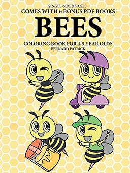 Coloring Books for 4-5 Year Olds (Bees)