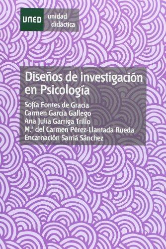 Diseños de investigación en psicología (UNIDAD DIDÁCTICA)