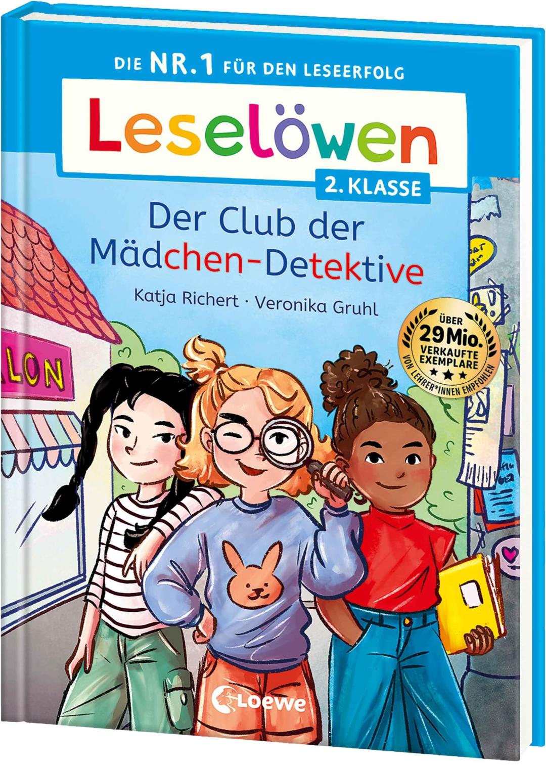 Leselöwen 2. Klasse - Der Club der Mädchen-Detektive: Die Nr. 1 für den Leseerfolg - Mit Leselernschrift ABeZeh - Erstlesebuch für Kinder ab 7 Jahren