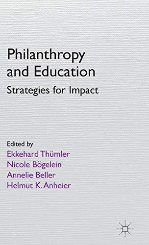 Philanthropy and Education: Strategies for Impact