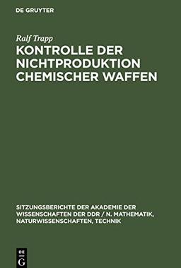 Kontrolle der Nichtproduktion chemischer Waffen