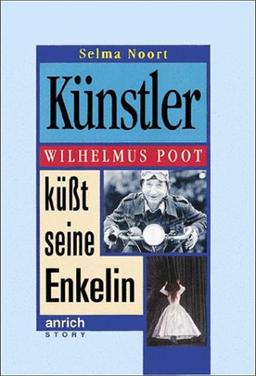 Künstler Wilhelmus Poot küßt seine Enkelin. ( Ab 12 J.)