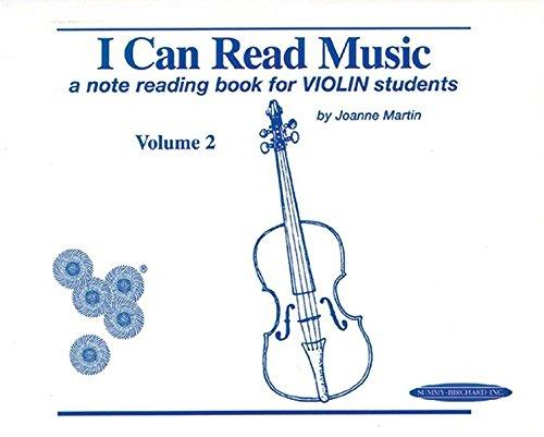 I Can Read Music, Volume 2: A note reading book for VIOLIN students