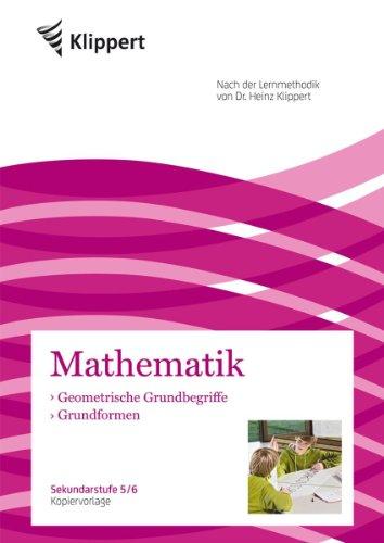 Geometrische Grundbegriffe und Grundformen: Kopiervorlagen (5. und 6. Klasse)