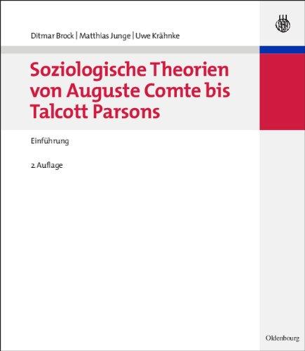 Soziologische Theorien von Auguste Comte bis Talcott Parsons: Einführung