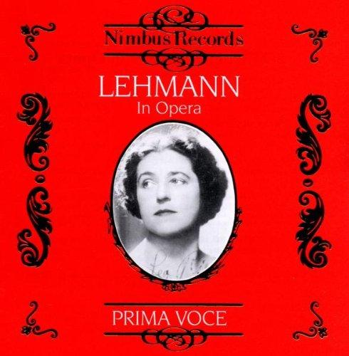 Lehmann in Opera Vol.1