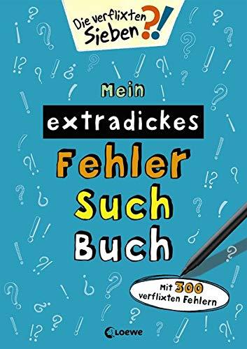 Mein extradickes Fehler-Such-Buch (petrol): Mit 300 verflixten Fehlern - Rätsel- und Beschäftigungsbuch für Kinder ab 5 Jahre (Die verflixten Sieben)