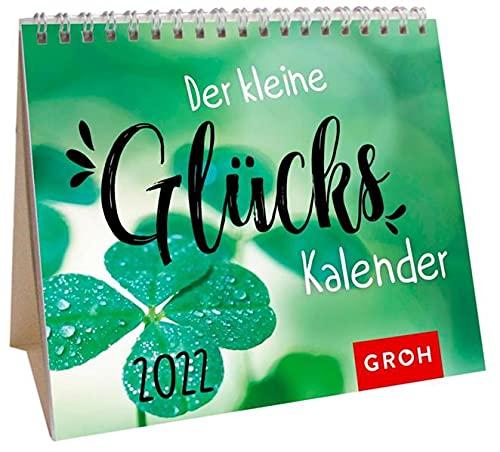 Der kleine Glückskalender 2022: Mini-Monatskalender. Kleiner Aufstellkalender mit Monatskalendarium