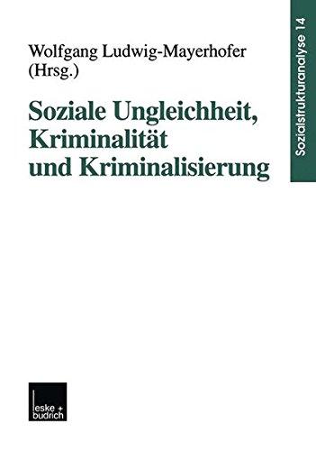 Soziale Ungleichheit, Kriminalität und Kriminalisierung (Sozialstrukturanalyse) (German Edition)