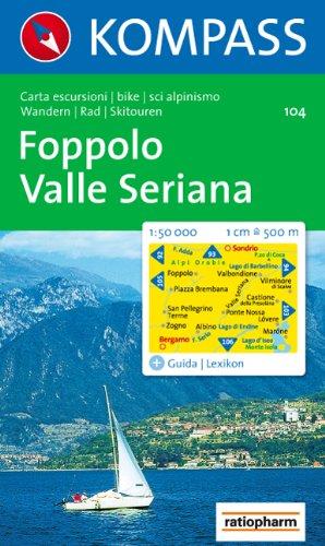 Foppolo, Valle Seriana: Wander-, Bike- und Skitourenkarte. 1:50.000