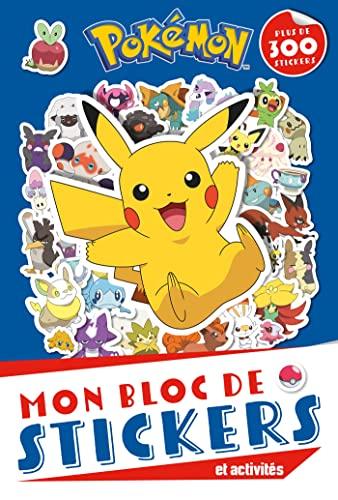 Pokémon : mon bloc de stickers et activités