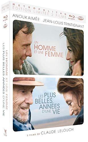 Coffret lelouch 2 films : un homme et une femme ; les plus belles années d'une vie [Blu-ray] [FR Import]