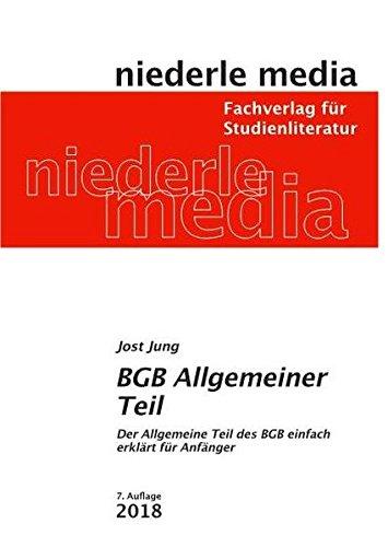 BGB Allgemeiner Teil: Studienbuch - 2018