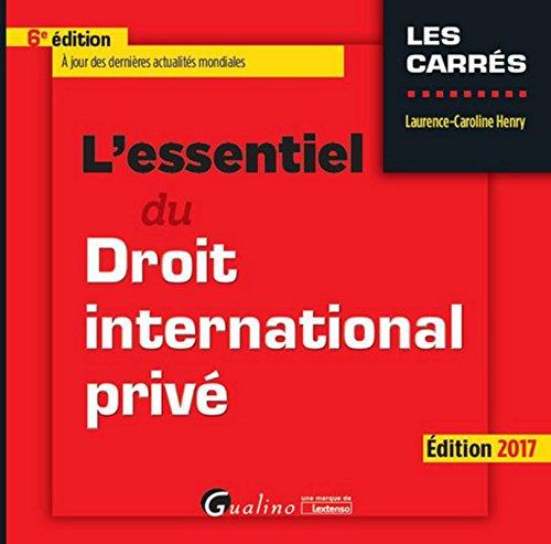 L'essentiel du droit international privé