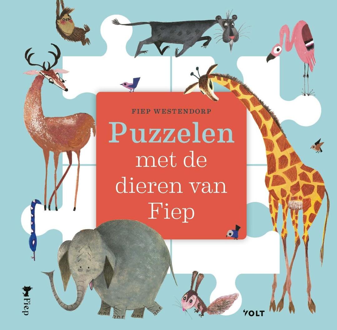 Puzzelen met de dieren van Fiep