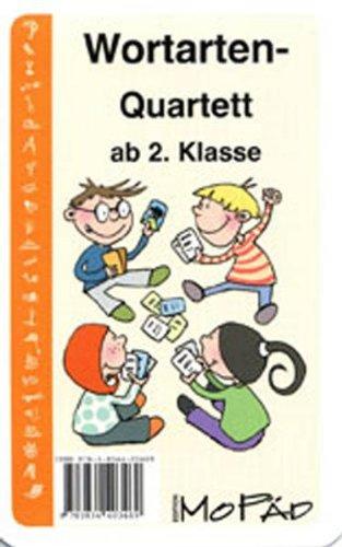 Das Wortarten-Quartett. 2. bis 4. Klasse