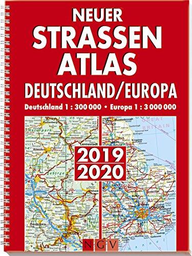 Neuer Straßenatlas Deutschland/Europa 2019/2020: Deutschland 1 : 300 000 . Europa 1 : 3 000 000