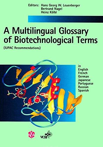 A Multilingual Glossary of Biotechnological Terms: IUPAC Recommendations