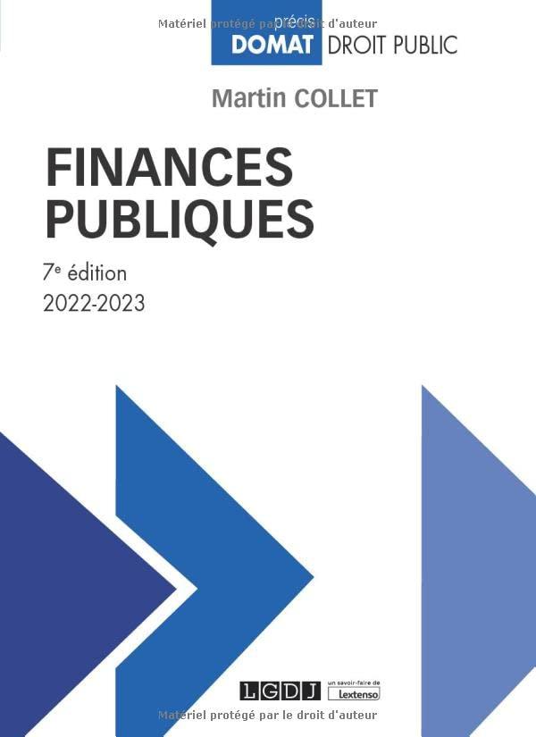 Finances publiques : 2022-2023