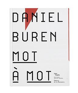 Daniel Buren, mot à mot