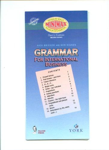 Grammar for International Business (Down to Business Minimaxes 2nd Series)