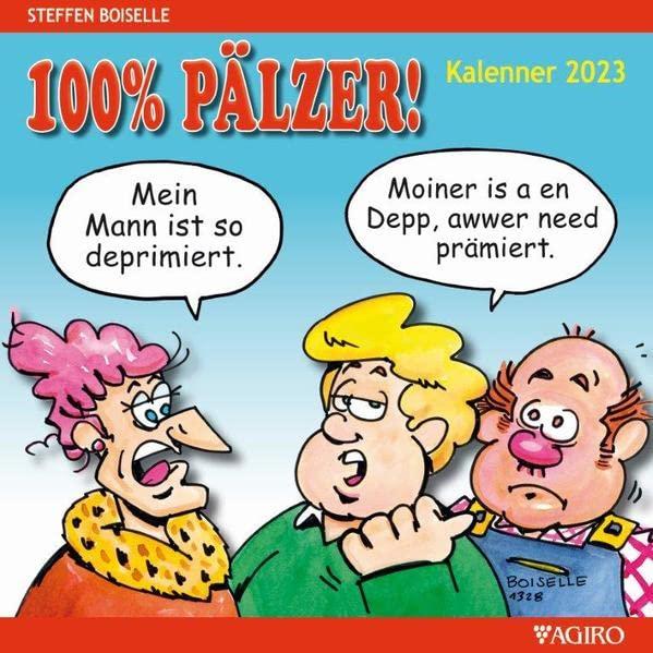 100%-PÄLZER! Kalenner 2023: Monatskalender