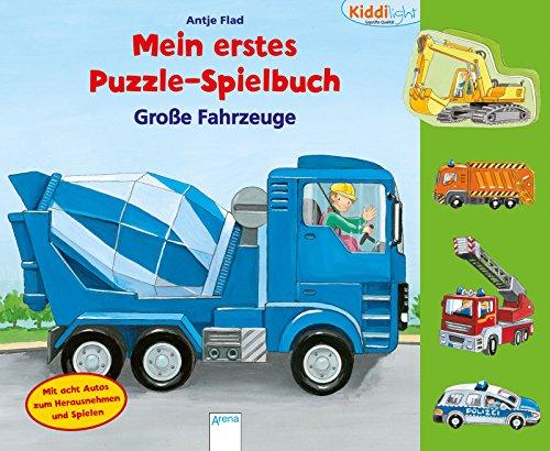 Große Fahrzeuge: Kiddilight. Mein erstes Puzzle-Spielbuch