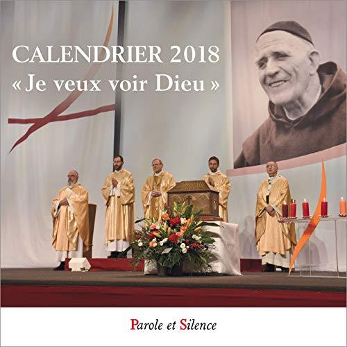 Je veux voir Dieu : calendrier 2018